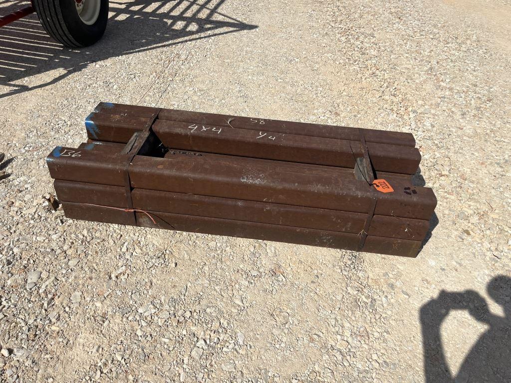 (13) 4" x 4" Sq Tubing 1/4"