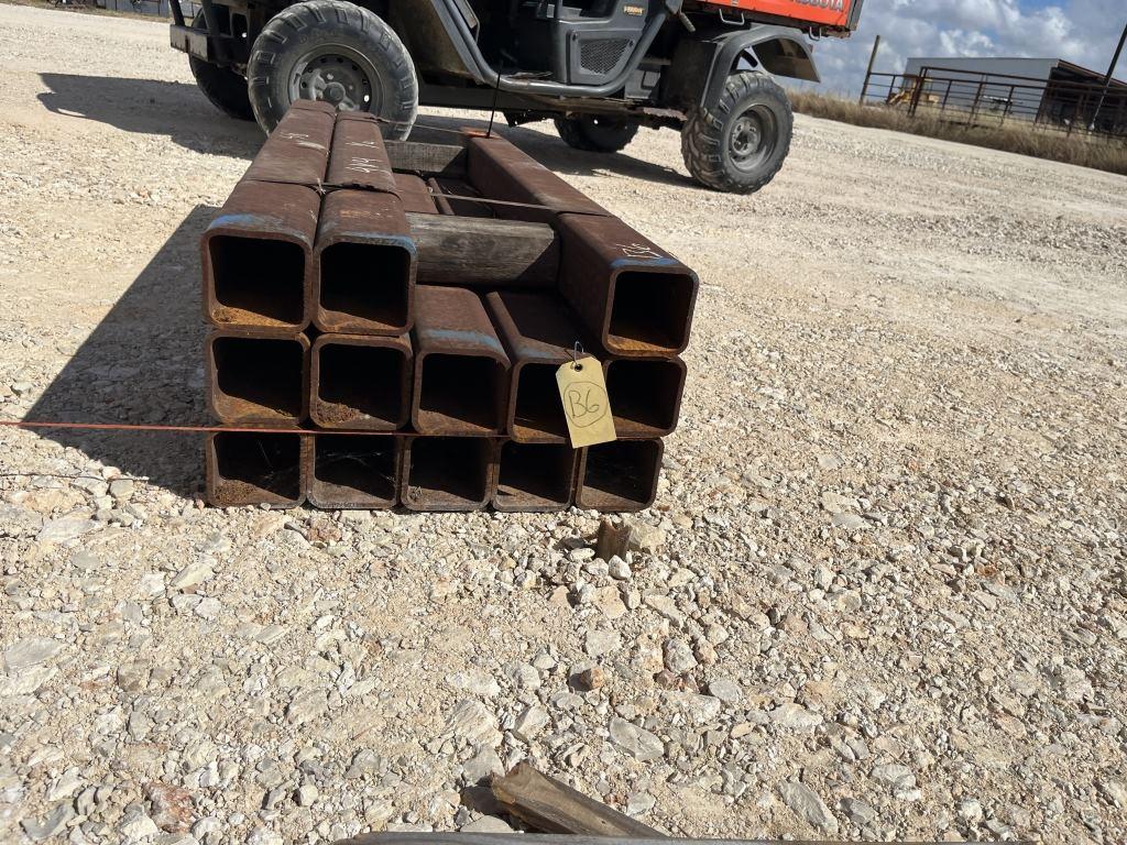 (13) 4" x 4" Sq Tubing 1/4"