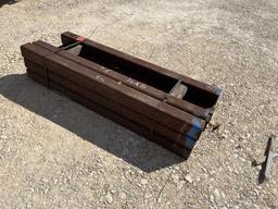 (13) 4" x 4" Sq Tubing 1/4"