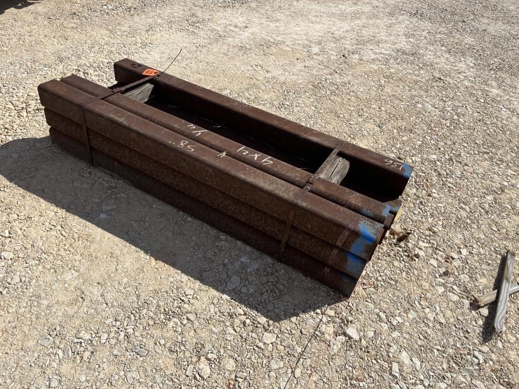 (13) 4" x 4" Sq Tubing 1/4"