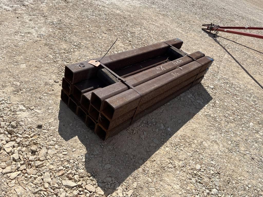 (13) 4" x 4" Sq Tubing 1/4"