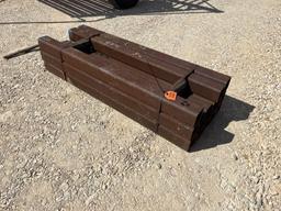 (13) 4" x 4" Sq Tubing 1/4"