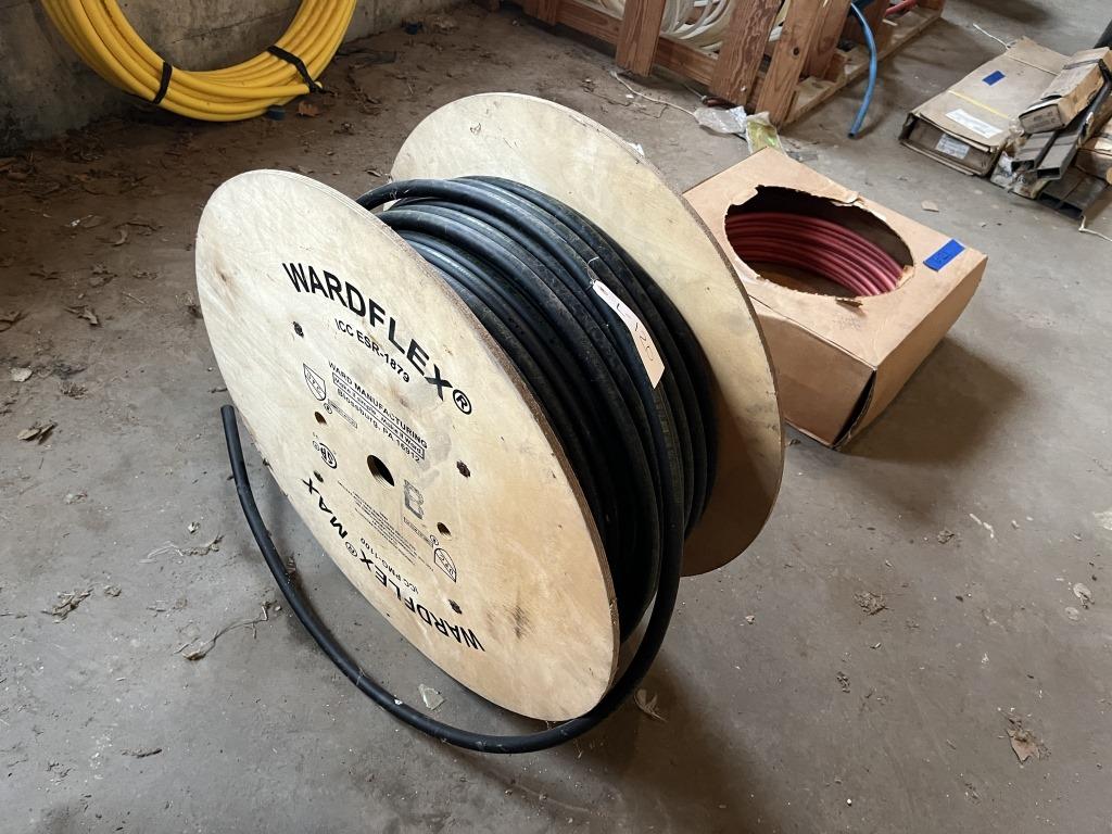 Spool of 1/2" BLK Fuel-gas Flex Tubing