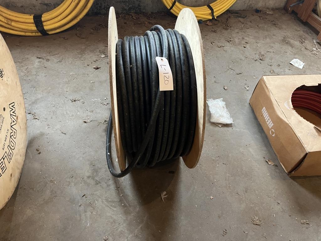 Spool of 1/2" BLK Fuel-gas Flex Tubing