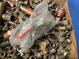 2 Boxes of Misc Brass & Copper Fittings