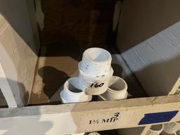 Qty of 1 1/2" PVC Fittings