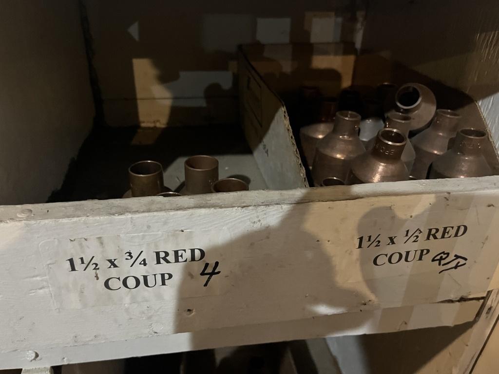 Qty of Copper Tee's & Reducer Couplings