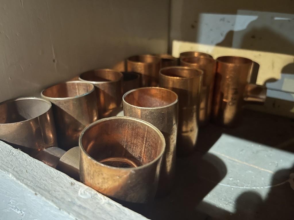 Qty of Copper Tee's & Reducer Couplings