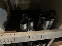 Qty of 1" & 1 1/4" Galvanized Nipples