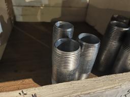 Qty of 1" & 1 1/4" Galvanized Nipples