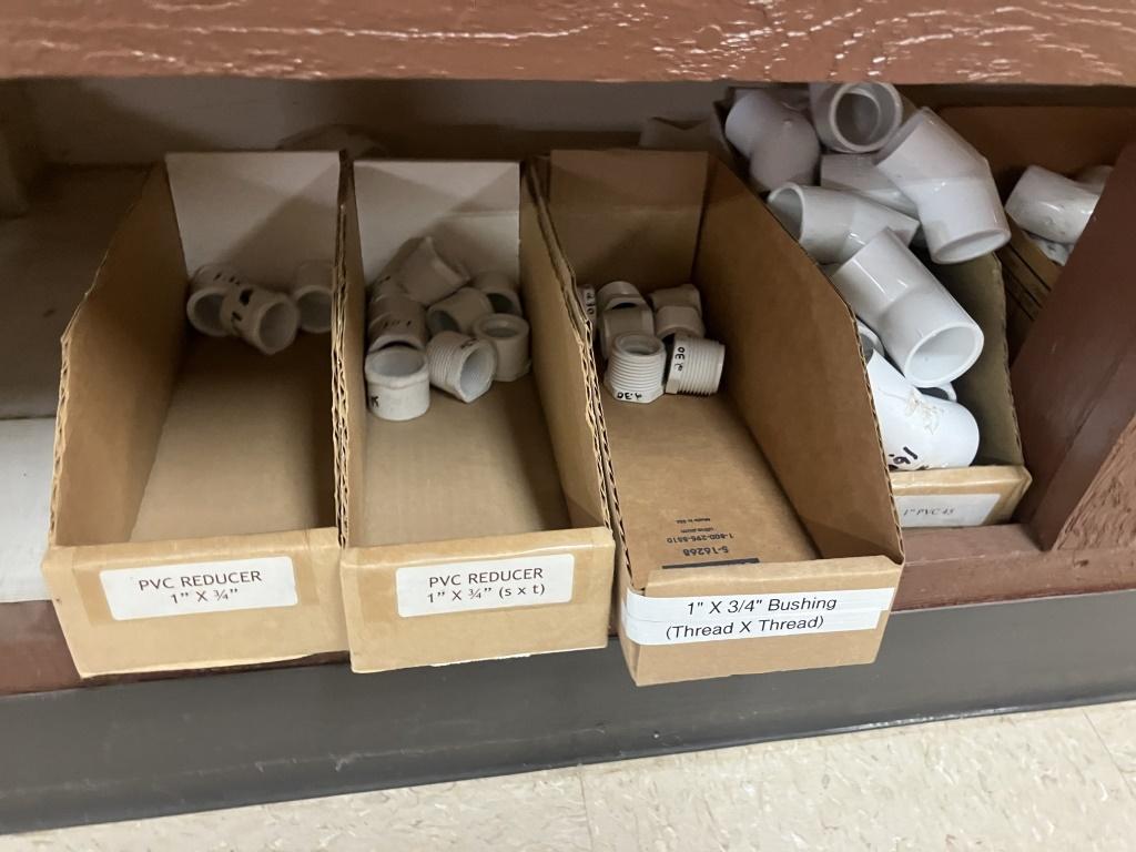 Lg Qty of 1" PVC Fittings