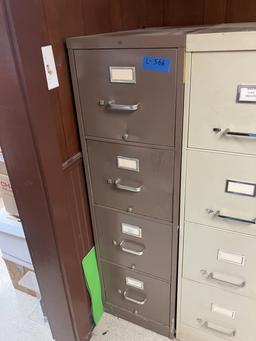 4 Drawer Filing Cabinet 28" x 15" x 52"