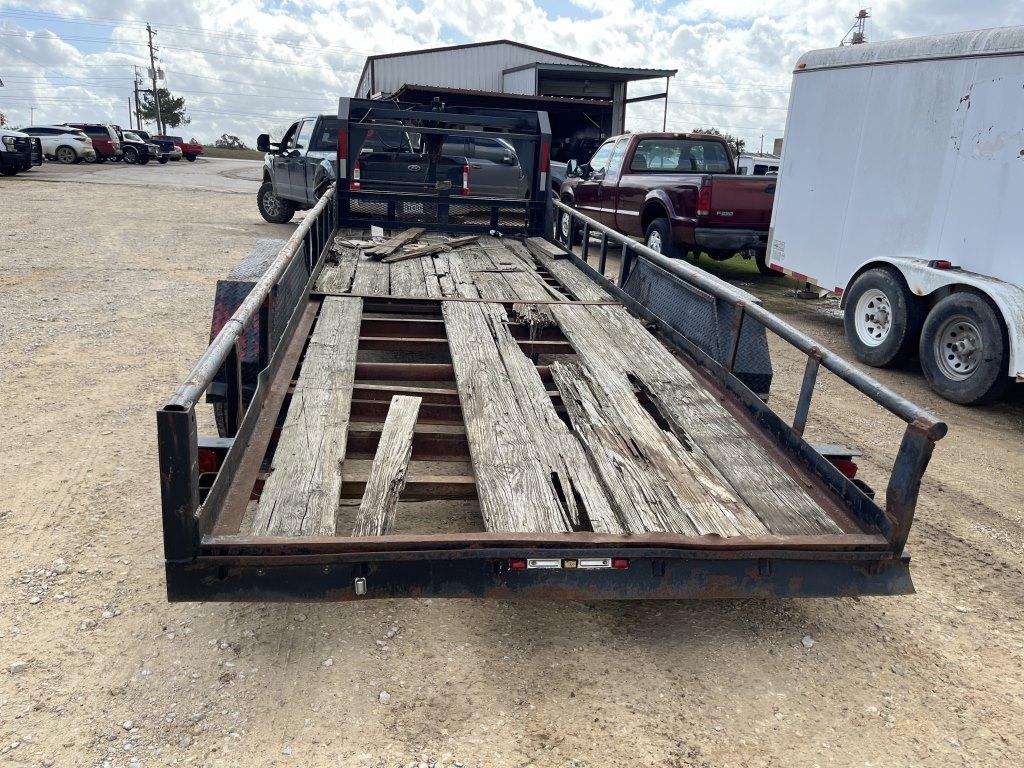 20' x 81-1/2" T/A GN Pipe Top UT Trailer