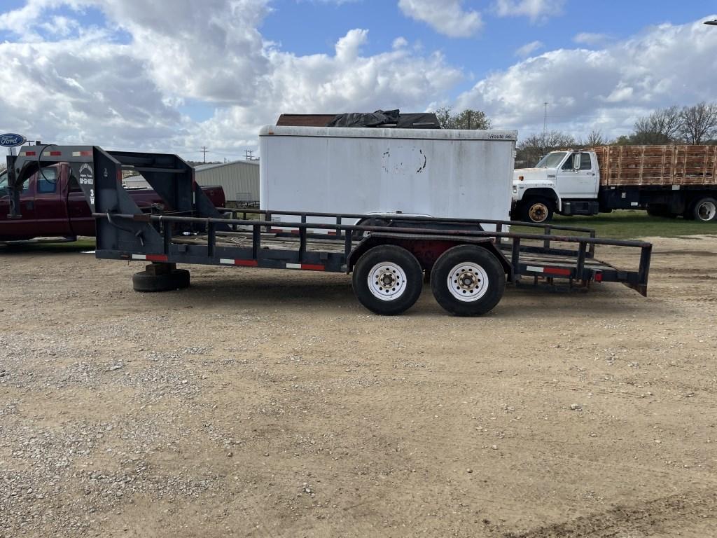 20' x 81-1/2" T/A GN Pipe Top UT Trailer