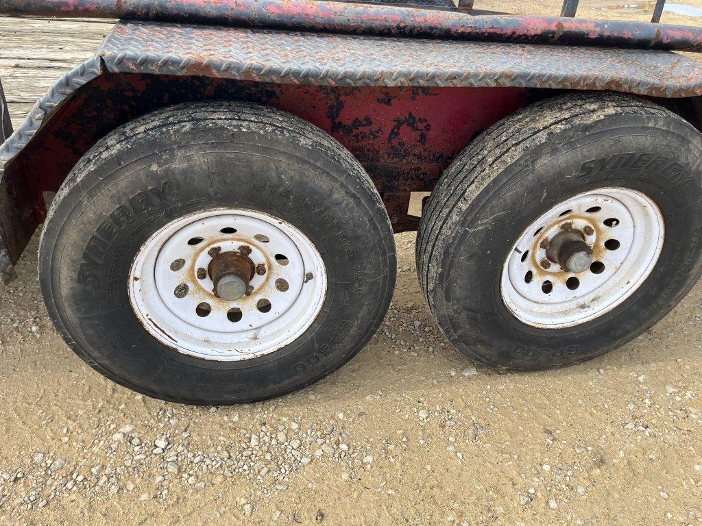 20' x 81-1/2" T/A GN Pipe Top UT Trailer