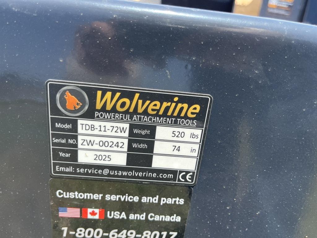 Wolverine 72" SS Track Bucket