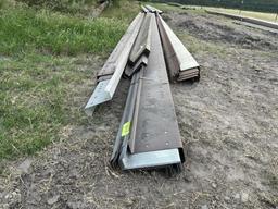 Approx 70 pc of 8" & 10" Z-purlin