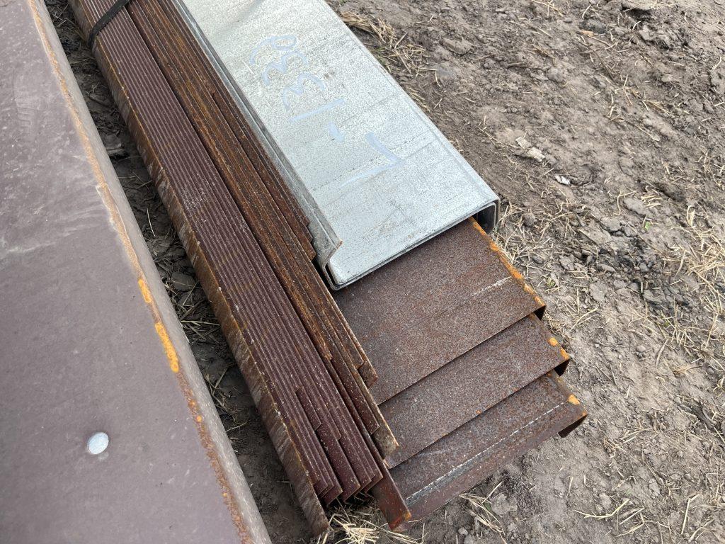 Approx 70 pc of 8" & 10" Z-purlin