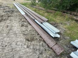 Approx 70 pc of 8" & 10" Z-purlin