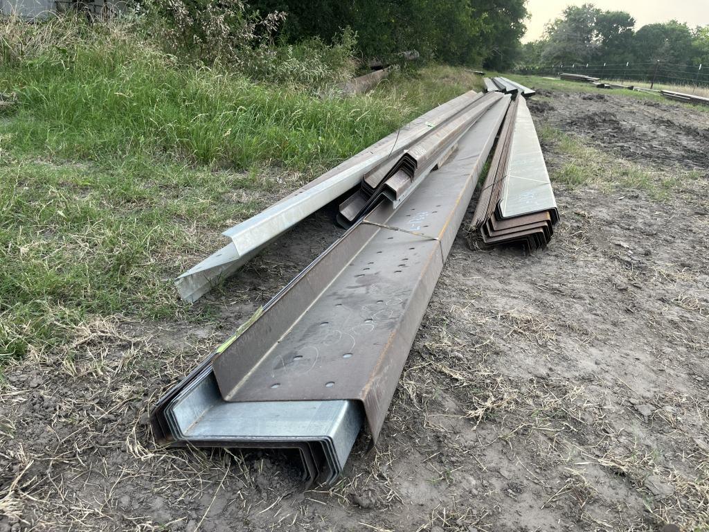 Approx 70 pc of 8" & 10" Z-purlin