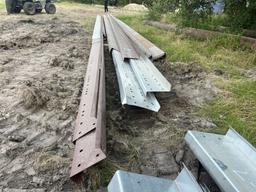 Approx 70 pc of 8" & 10" Z-purlin