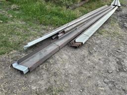 Approx 70 pc of 8" & 10" Z-purlin