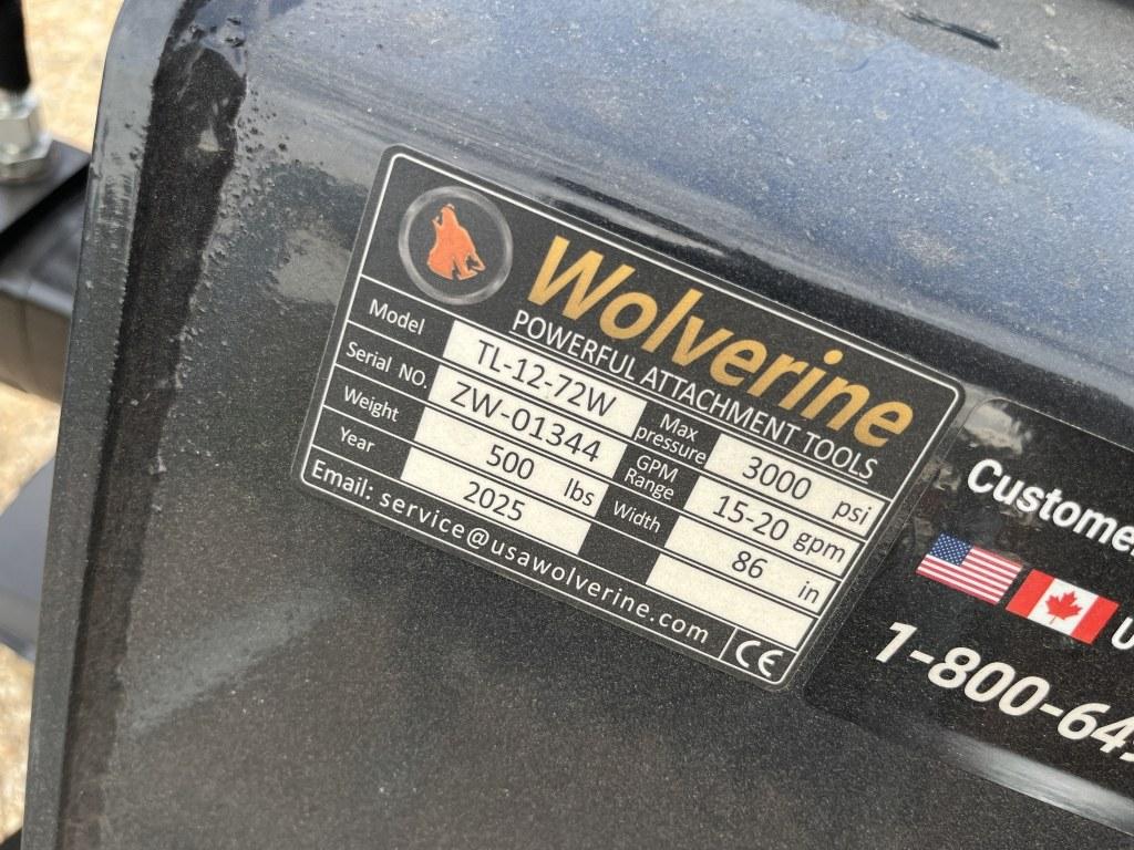 Wolverine 72" SS Tiller