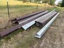 30 pc of 10" C-purlin & 8" , 10" Z-purlin