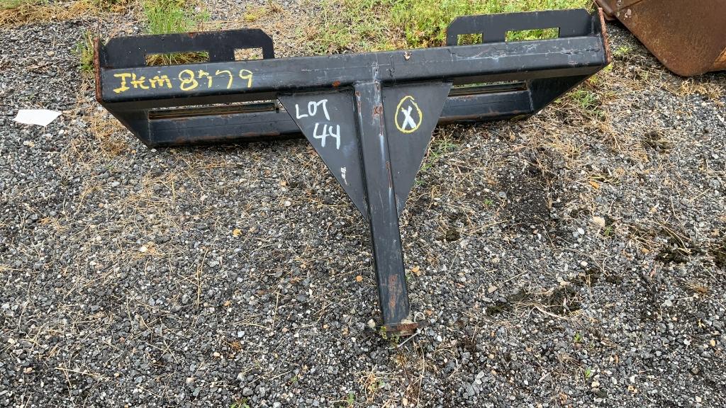 Skid steer receiver plate