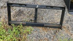 Skid steer receiver plate