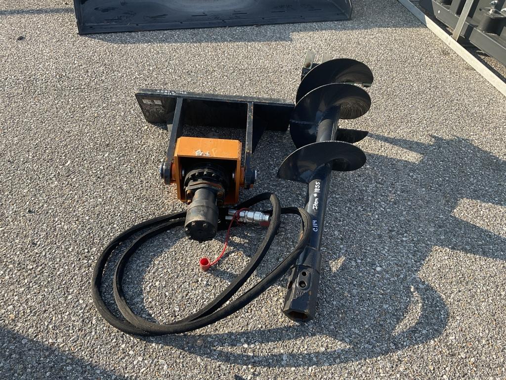 Wolverine Mini Skid Steer Auger Attachment w/bit