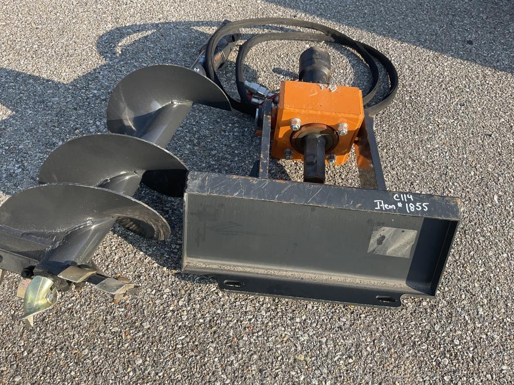 Wolverine Mini Skid Steer Auger Attachment w/bit