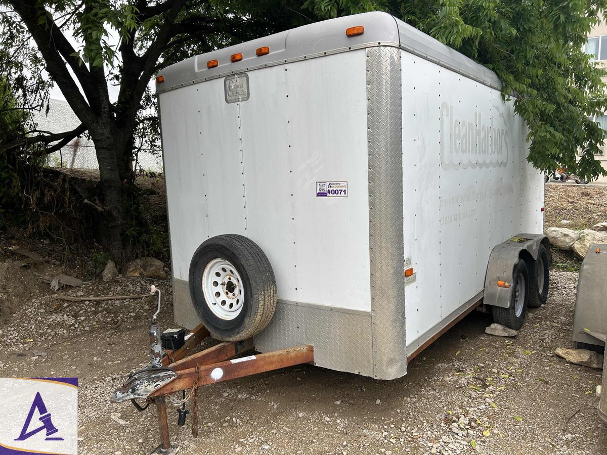 2011 Cargo Craft Doghouse Trailer- VIN#4D6EB1424BC027769