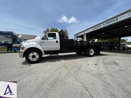 2006 Ford F650 Flatbed Truck Service Truck - Clean Truck!