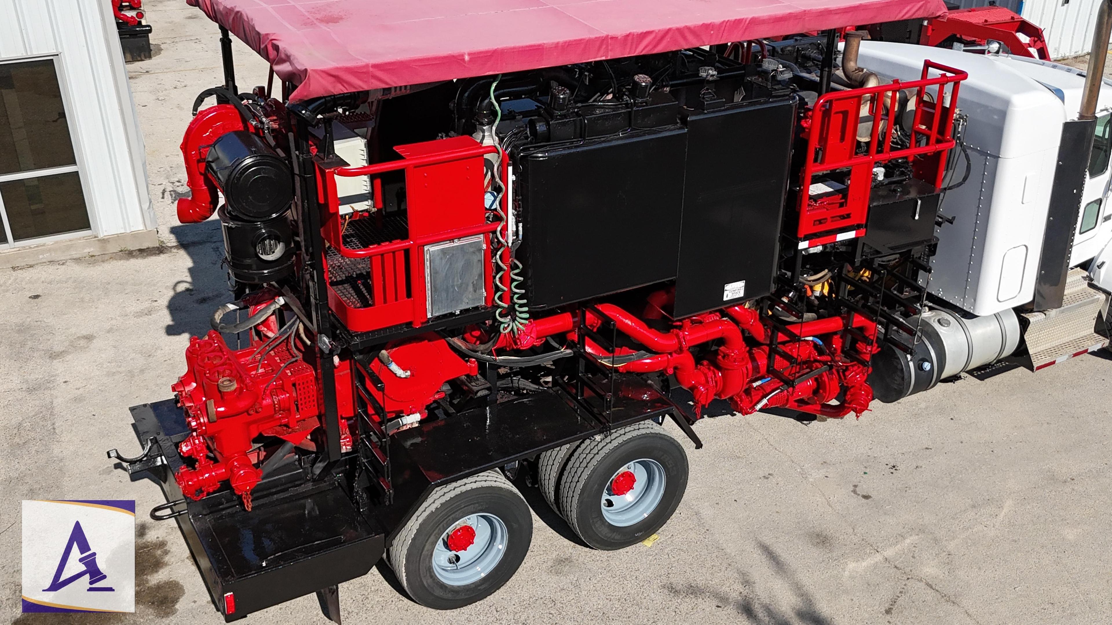 **RED TIGER ALERT** 2011 Kenworth T800 'Red Tiger' Single Cement Pump Truck - HT400 Triplex! LOOK!