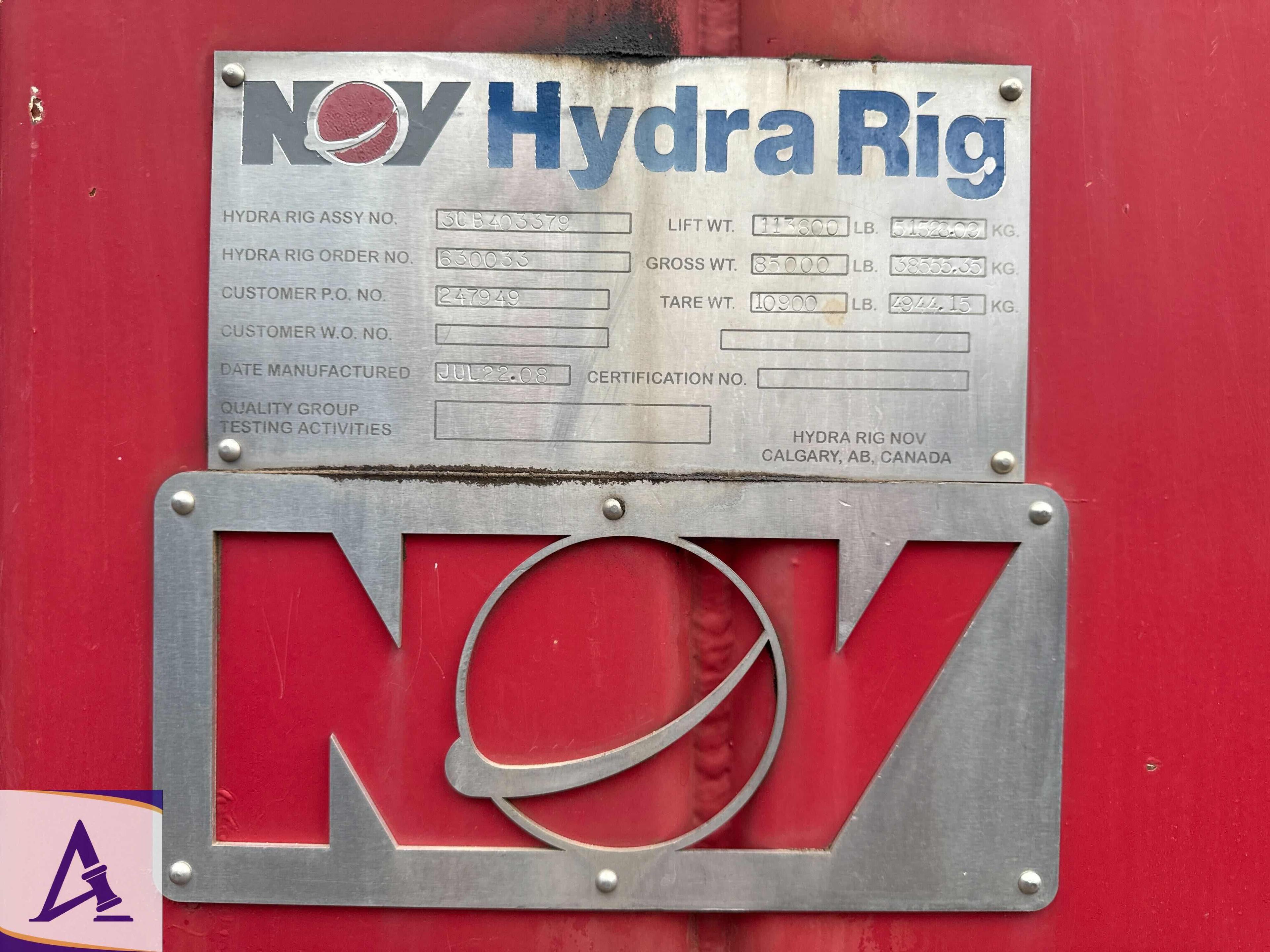 2008 Hydra Rig HR580 CTU - Injector - Complete Unit!