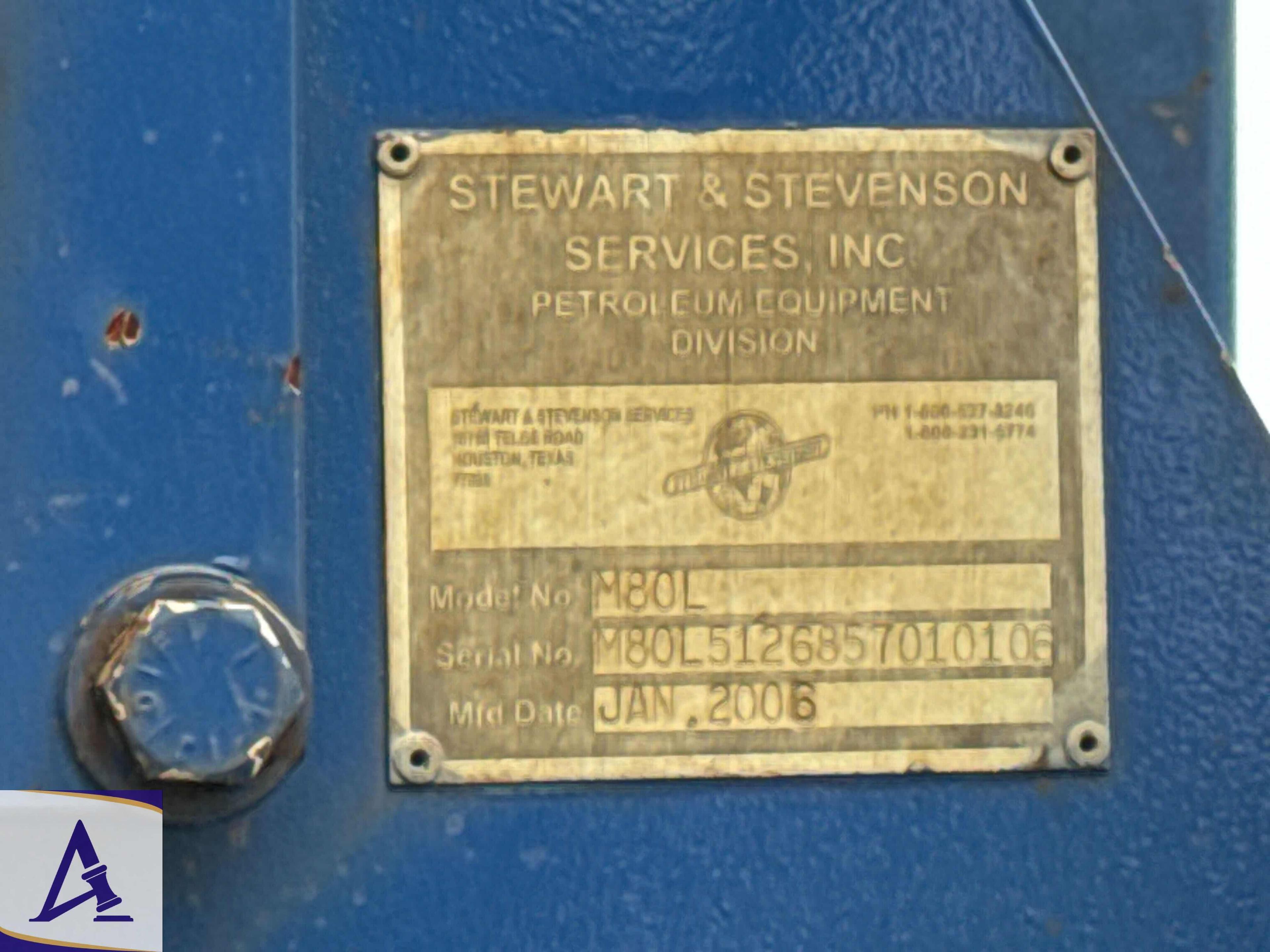 2006 Stewart and Stevenson- Model: TT-80-HC CTU - M80L Injector - Complete Unit!