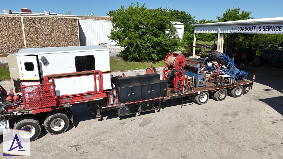 2010 NOV BOP CTU Support Trailer - (2) NOV Quad BOPs 15K - NICE BOP STACK!