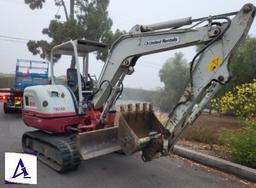 2017 Takeuchi TB240R Mini Excavator - Only 2,268 Hours!