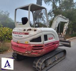 2017 Takeuchi TB240R Mini Excavator - Only 2,268 Hours!