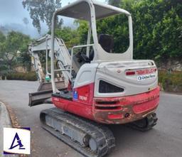 2017 Takeuchi TB240R Mini Excavator - Only 2,268 Hours!