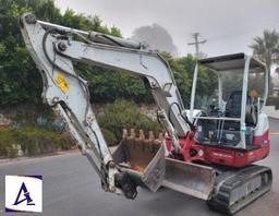 2017 Takeuchi TB240R Mini Excavator - Only 2,268 Hours!