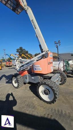 2016 Snorkel Model A46JRT Boom Lift - 46' Max Height - Only 1,016 Hours!