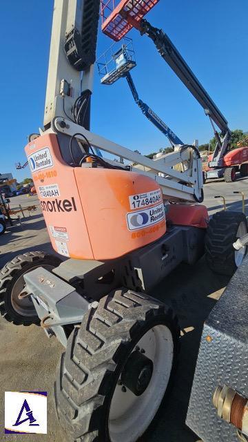 2016 Snorkel Model A46JRT Boom Lift - 46' Max Height - Only 1,016 Hours!