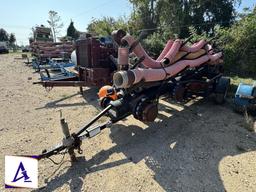 2017 J2 Welding Frac Manifold Trailer - 9 Valve Manifold - Assorted Hoses - Rack
