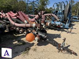 2017 J2 Welding Frac Manifold Trailer - 9 Valve Manifold - Assorted Hoses - Rack