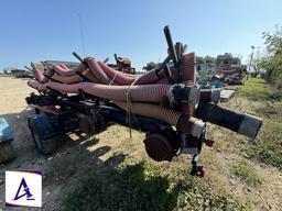 2017 J2 Welding Frac Manifold Trailer - 9 Valve Manifold - Assorted Hoses - Rack