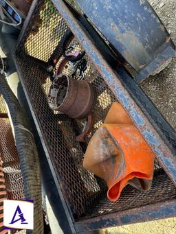 2017 J2 Welding Frac Manifold Trailer - 9 Valve Manifold - Assorted Hoses - Rack