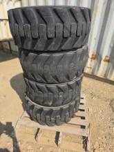 (4) Bobcat Wheels & Tires 12 x 16.5