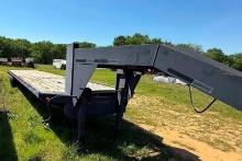 40' X 8' T/A GOOSENECK FLATBED TRAILER